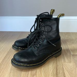 Dr. Martens original combat boots, black, size 7